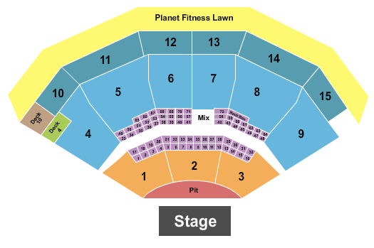 PNC Music Pavilion Suicideboys Seating Chart
